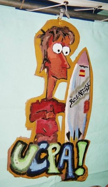 Description d'un chef d'oeuvre de la peinture exposé dans la tente Marabou...